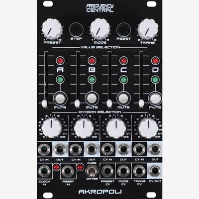 NEW Frequency Central Akropoli (Generative CV Sequencer & 4 Channel Clock Divider) for Eurorack Modular image 1