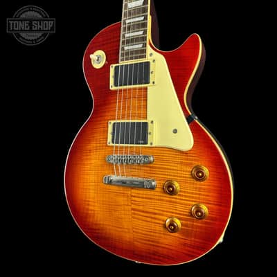 Used 2000 Epiphone Les Paul MIK w/EMGs Cherry Sunburst w/case TSU25190 image 3