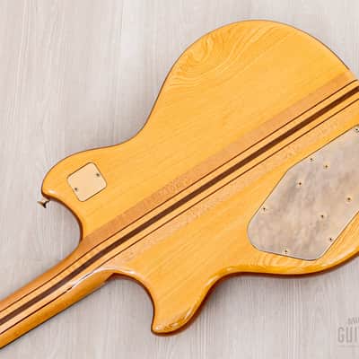 1977 Greco GO1200 Speed Way Vintage Neck Through Guitar Natural w/ Case, Japan Fujigen image 15