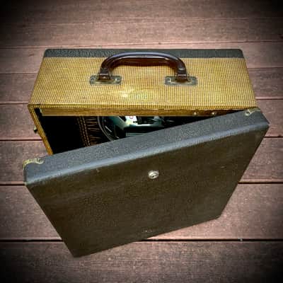 Rotary Connection Mini travel 1x8 guitar speaker cab/cabinet. Vintage 8” 8 ohm 25 watt CTS speaker. Real wood. Switchcraft Jack. 2026 - Tweed/Black Tolex image 5