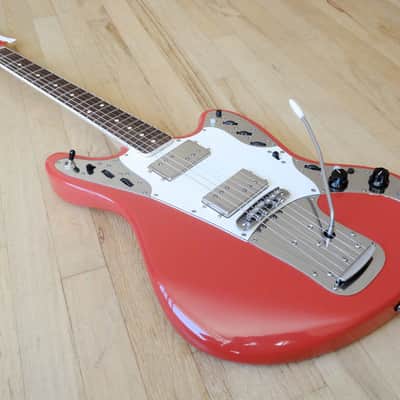 Bilt Relevator USA Made Custom Offset Electric Guitar Fiesta Red Mastery & ohsc image 11