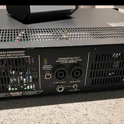 Mesa Boogie M9 Carbine 600-Watt Rackmount Bass Amp Head 2009 - 2017 - Black image 2