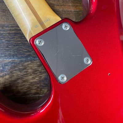 Fender Japan Jazz Bass Standard Electric Bass Candy Apple Red MIJ image 14