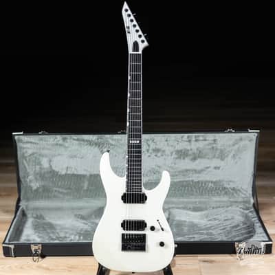 ESP E-II M-II 7B Baritone 7-String Evertune Guitar w/ Case – Pearl White image 1