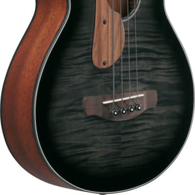 Ibanez AEGB25ETKH Acoustic Electric Bass - Transparent Black Sunburst High Gloss (AEGB25ETKH) image 2