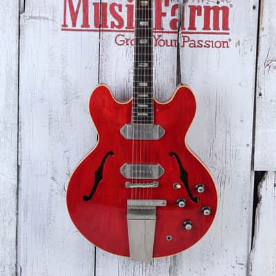 Gibson 1965 ES-330TDC Hollowbody Electric Guitar Cherry Finish w Hardshell Case image 4