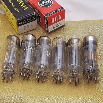RCA GE etc. 1 (ONE) 6X4 EZ90 audio tNOS radio amplifier vintage vacuum tube rectifier 1946-1965 image 1