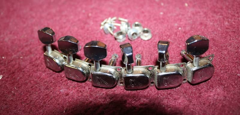 Vintage Original 1970s Fender F Tuner Set - No Tariffs image 1