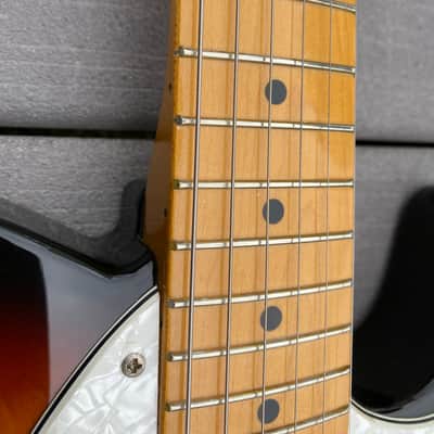 1995 MIJ Fernandes Thinline Telecaster - Sunburst w/AGi Lace TransSensor Humbucker image 3