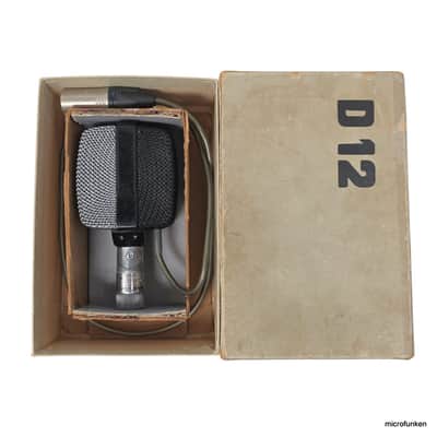 AKG D12 Vintage Microphone. Rare Early Version. Metal Frame. image 16