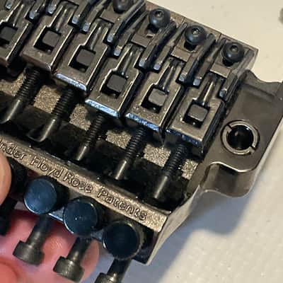 1990's Japan Ibanez RGR470 RG Series Cosmo Black Original Edge Floyd Rose Tremolo Bridge image 14