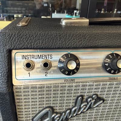 Fender Champ Silverface 6 watt Tube Combo Amp 1981 - Re-Capped, Tubed, + Jensen Mod Speaker + orig speaker + Cover image 8