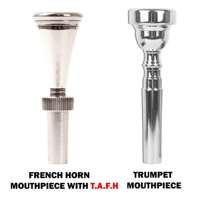 Trumpet Adaptor For French Horn Mouthpiece (T.A.Fh, Tafh) By Kgu Music. Mouthpiece Adaptor For A French Horn Sound, Mouthpiece Adapter For Trumpet. From French Horn To Trumpet Conversion image 1