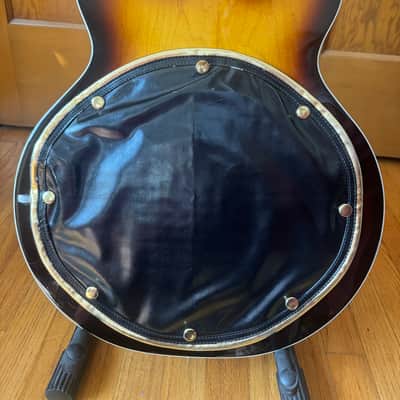 Gretsch G6072 Long Scale Hollow Body Bass 2003 - 2006 - Golden Sunburst image 4