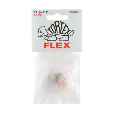 Dunlop 456 P.50 Tortex Flex Triangle .50 Mm Pack/6