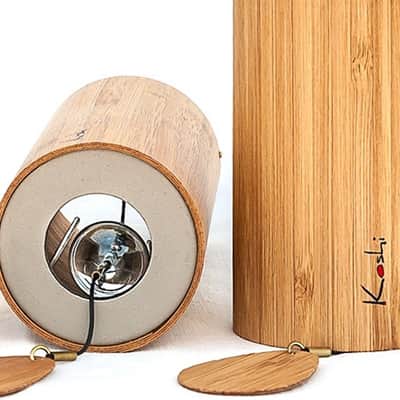 KOSHI (HOKEMA SHANTI) WIND CHIMES AQUA CARILLON ARTIGIANALE ACQUA IN BAMBOO FATTO A MANO IN FRANCIA SALDATO IN ARGENTO SU METALLO MADE IN EUROPE image 10