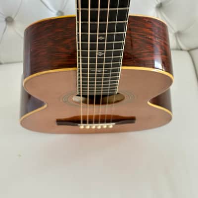 Washburn 123 Parlor 1890s Baxendale Conversion Brazilian Rosewood image 5