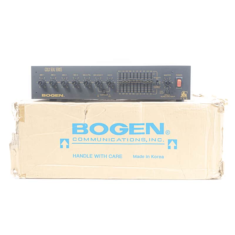 Bogen GS-150 Gold Seal Series Mixer Amplifier with Box image 1