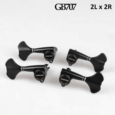 Gotoh GB707 Bass Tuning Machines L2+R2 - Black