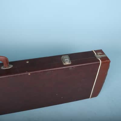 Quest Vintage Hardshell Electric Mini Guitar Case Brown Tolex image 3