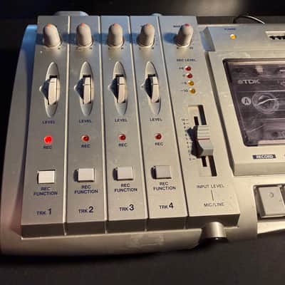 TASCAM MF-P01 Portastudio Multitrack Cassette Recorder 2000s - Silver image 2