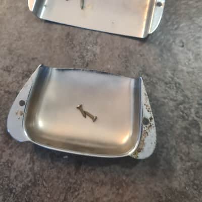 Vintage 1962 Original Fender Precision bass ashtray bridge & pickup covers 1961 1963 1964 1965 1966 image 2