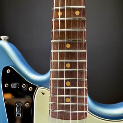 Fender 1964 Jaguar Journeyman Relic 3A Rosewood Fingerboard Faded Aged Lake Placid Blue image 8