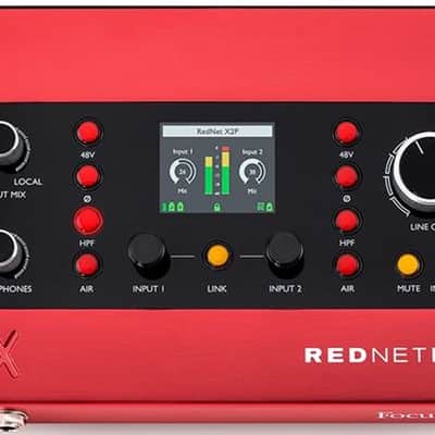 Focusrite RedNet X2P 2x2 Dante Audio Interface image 1