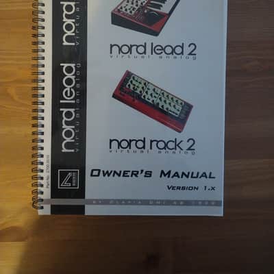 Nord Lead 2 Owner’s Manual
