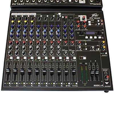 Peavey PV 14 AT 14 Channel Compact Mixer with Bluetooth and Antares Auto Tune image 1