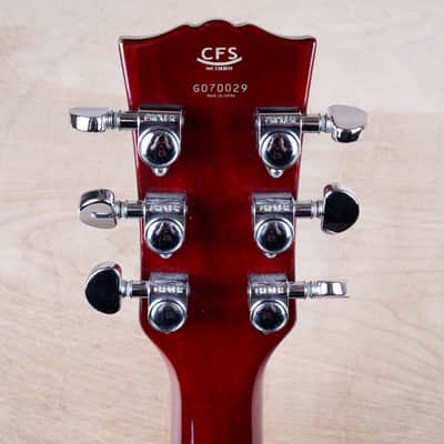 CoolZ ZLS-2/FM MIJ 2007 Cherry Sunburst Flame Top Made in Japan w/ Bag image 24