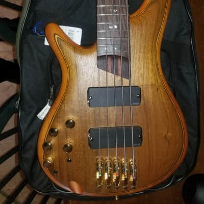 Ibanez SR1200E-VNF Premium 5-String Bass Left Handed 2010s Vintage Natural Flat image 20