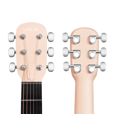 Refurbished LAVA ME play Smart Guitars HILAVA 2.0 System Acoustic Electric Guitar,Right Handed 6 Steels String Acustica Guitarra For Adults & Teens & Beginner (36', LITE BAG, Light Peach & Frost White) image 4