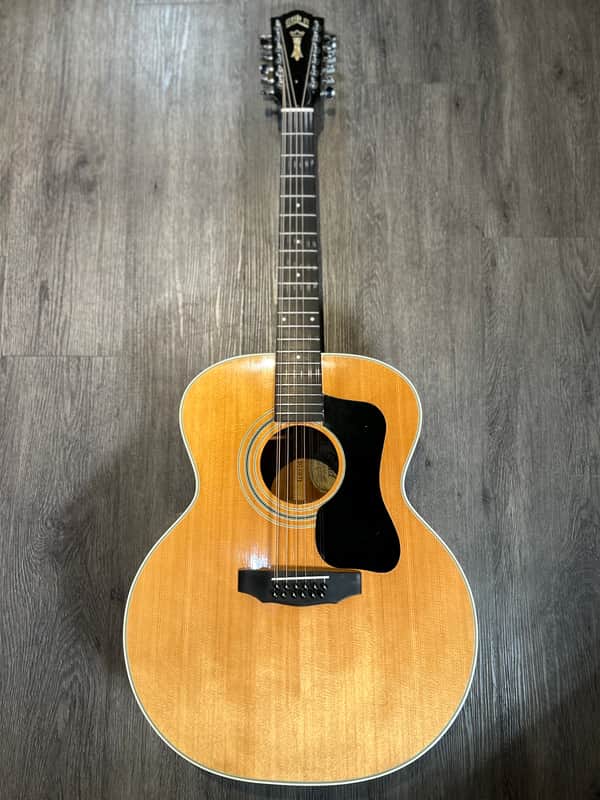Guild F-212XL 12-string Jumbo Acoustic Guitar Natural 1981 image 1