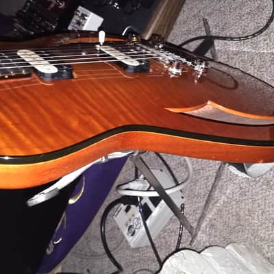 Marchione 59 burst semi Hollow  2016 Amber image 8