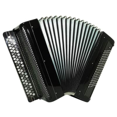 Converter Free Bass Button Accordion Tula Yasnaya Polyana Russian Bayan Copper Voices Solid Reeds, New Straps and Soft Case, 2734 image 4