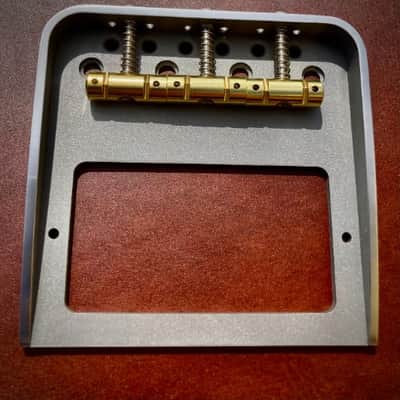 Van Dyke-Harms Telecaster Humbucker-Hybrid Bridge and Compensated Saddle Set 2023 - Stainless Steel image 4