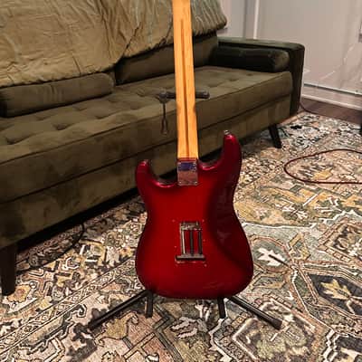 Fender American Deluxe Stratocaster  1993 with Lace Sensor Pickups - Red image 2