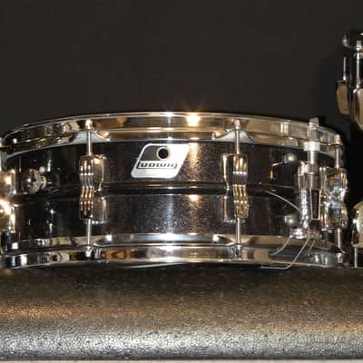 Ludwig 70's -90's Mixed lot of 3 drums in Black Galaxy Sparkle /True Black Glass Glitter image 15