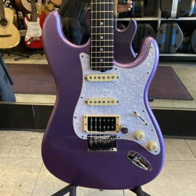 Consignment Custom Partscaster Maple Neck, Ebony Fretboard - Sparkle Lavender/Purple w/gig bag (Speer, J.) image 2