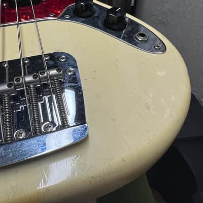 Fender Mustang Bass 1966 Olympic White image 9