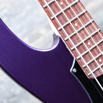 ESP LTD AP-204 Dark Metallic Purple ESP Designed Pickups 4-String Electric Bass image 9