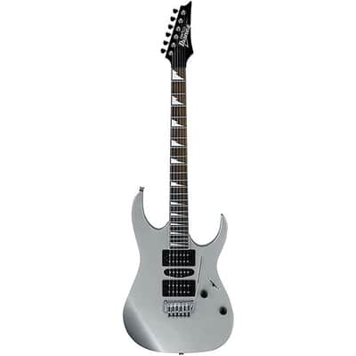 Ibanez GRG170DX-SV RG GIO Series Electric Guitar, Silver image 1