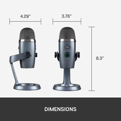 Blue Microphones Yeti Nano USB Condenser Microphone - Shadow Gray image 9