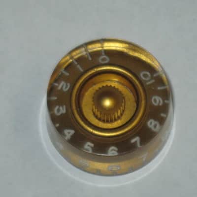 THREE used kind of relic'ed genuine Gibson GOLD SPEED KNOBS (ONLY 3 of the 4 knobs from PRSK-020 set are for sale) from 1990s image 18