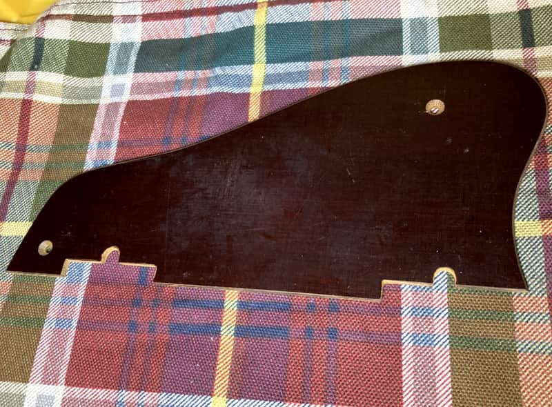 Brown Bakelite Vintage Archtop Hollowbody Electric Guitar Pickguard image 1