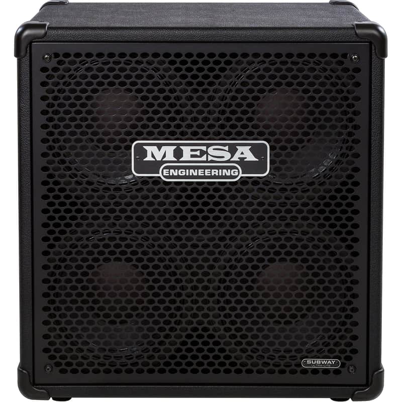 Photos - Guitar Amp / Cab Mesa Boogie 4x10 Subway Ultra-Lite Cabinet Black Bronco