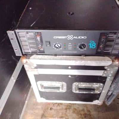 Crest Audio CA- 18 5000 watt power amplifier 2012 - Black image 11