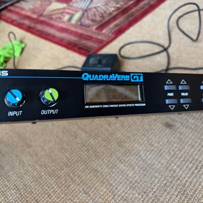 Alesis QuadraVerb 20k Bandwidth Simultaneous Digital Effects Processor 1990s - Black image 1