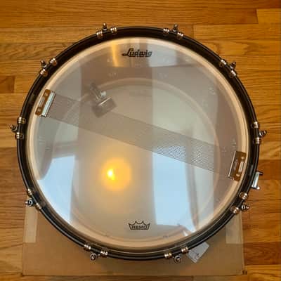 Ludwig Legacy Mahogany 14”x6.5” Limited Edition Snare Drum LLS564XXGN Black Cat Vintage Select Collection image 7